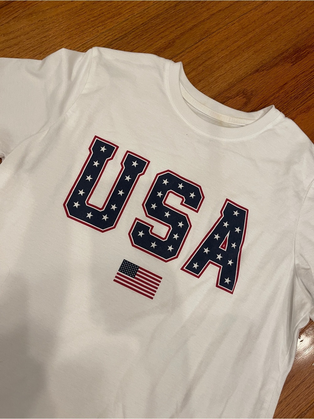 Universal Thread White Navy Blue Red USA Graphic T-Shirt Tee Shirt Medium